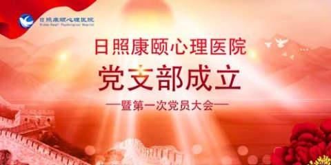开新卷 谱新篇！日照康颐心理医院党支部成立大会顺利召开！